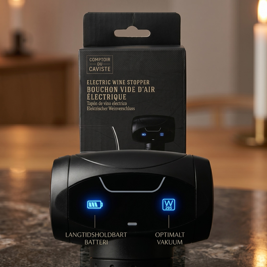 HyggeWine™ Elektrisk Vakuum Vinprop – Bevar Smagen i Op til 7 Dage