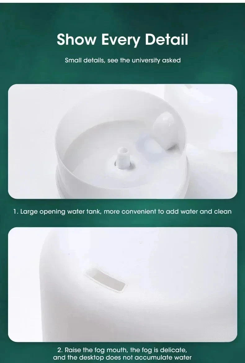 Zen Mini Luftfugter i smukt trædesign