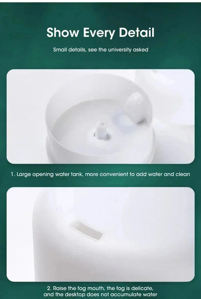 Zen Mini Luftfugter i smukt trædesign