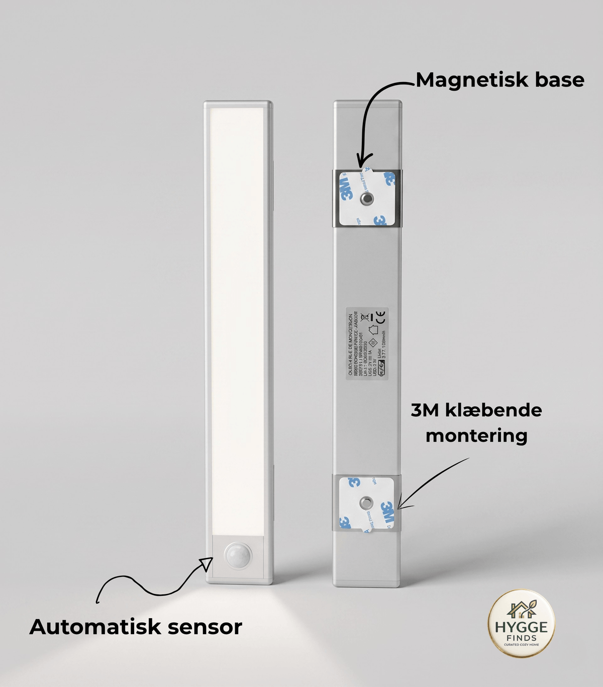 HyggeLight™ – Trådløs & Magnetisk LED-Lysbar