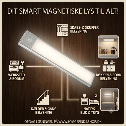HyggeLight™ – Trådløs & Magnetisk LED-Lysbar